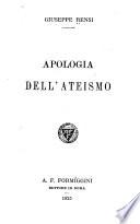 Apologia dell'ateismo