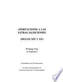 Aportaciones a las letras jaliscienses