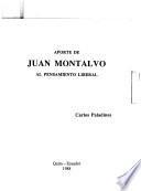 Aporte de Juan Montalvo al pensamiento liberal