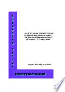 Aportes de la Perspecti va de Genero en la Promocion del Mi Croempresariado para el Desarrollo Territorial