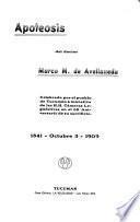Apoteósis del doctor Marco. M. de Avellaneda