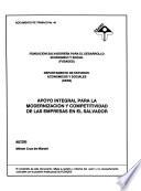 Apoyo integral para la modernización y competitividad de las empresas en El Salvador