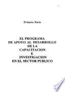 Apoyo y desarrollo de la capacitación e investigación para la administración pública uruguaya, 1988
