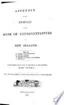 Appendix to the Journals of the House of Representatives of New Zealand