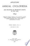 Appletons' Annual Cyclopedia and Register of Important Events