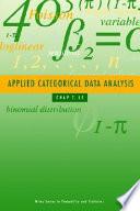 Applied Categorical Data Analysis