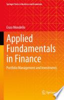 Applied Fundamentals in Finance
