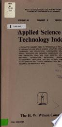 Applied Science & Technology Index