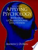 Applying Psychology