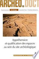 Appréhension et qualification des espaces au sein du site archéologique