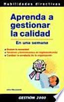 Aprenda a gestionar la calidad