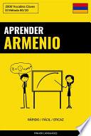 Aprender Armenio - Rápido / Fácil / Eficaz