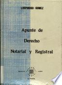 Apunte de derecho notarial y registral