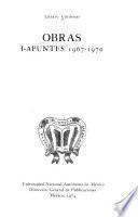Apuntes: 1967-1970