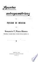 Apuntes antropométricos del Presidio de Melilla