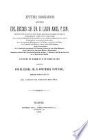 Apuntes biográficos acesca del excmo Sr. Dr. D. Leon Anel y Sin, ... Inspector retirado del Cuerpo de Sanidad militar etc