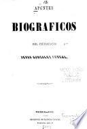 Apuntes biográficos del ciudadano Jesús González Ortega