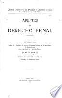 Apuntes de derecho penal