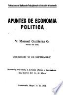 Apuntes de economía política