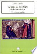 Apuntes de psicología de la instrucción