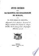 Apuntes históricos sobre la cartuja de Miraflores de Burgos