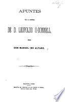 Apuntes para la historia de D. Leopoldo O-Donnell