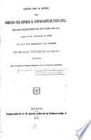 Apuntes para la historia del gobierno del general d. Antonio López de Santa-Anna