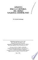 Apuntes para la historia del Himno nacional dominicano