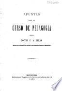 Apuntes para un curso de pedagogia