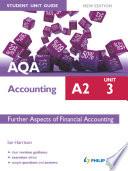 AQA Accounting A2 Student Unit Guide: Unit 3 New Edition eBook ePub Further Aspects of Financial Accounting