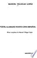 Aquel llamado nuevo cine español