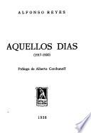 Aquellos días (1917-1920)