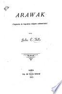 Arawak (fragmento de linguística indígena sudamericana)