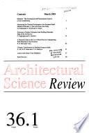 Architectural Science Review