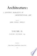 Architecture: a Monthly Magazine of Architectural Art