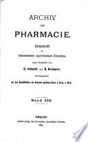 Archiv Der Pharmazie