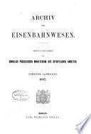 Archiv Für Eisenbahnwesen