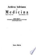 Archivas bolivianos de medicina