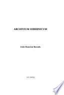 Archivium hibernicum