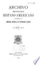 Archivo bibliográfico hispano-americano