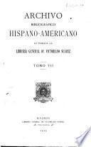 Archivo bibliográfico hispano-americano