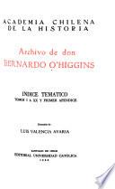 Archivo de don Bernardo O'Higgins