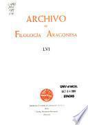 Archivo de filología aragonesa