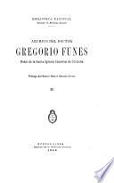 Archivo del doctor Gregorio Funes