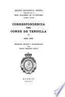 Archivo documental español: pt. 2. Correspondencia del Conde de Tendilla II