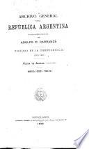 Archivo general de la República Argentina