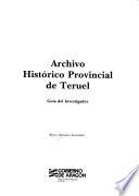 Archivo histórico provincial de Teruel
