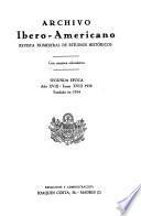 Archivo ibero-americano