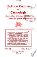 Archivos cubanos de cancerología