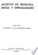 Archivos de medicina, cirugía y especialidades